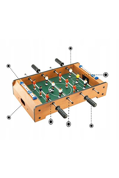 Matadi Wooden table football set 50x49 cm with scoreboard and two balls