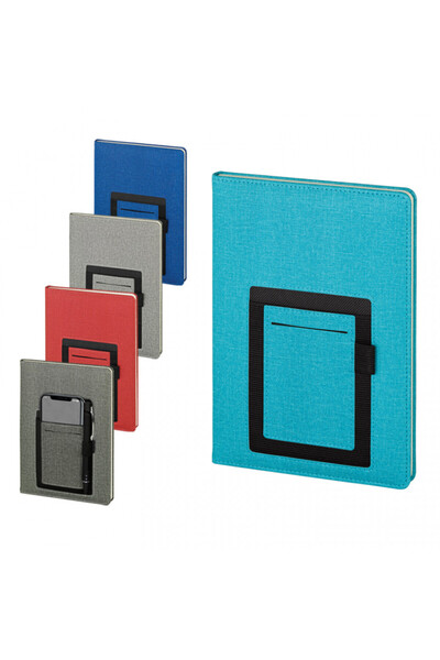 nesnelgift 2421- 15 X 21 Thermo Leather Notebook with Pocket