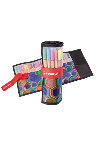 Stabilo point 88 Fineliner, 25 colors / set, rollerset Arty