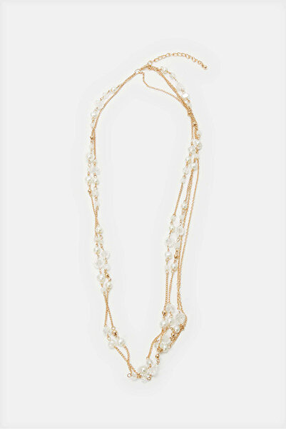 REDTAG قلادة نسائية مزينة بالذهب