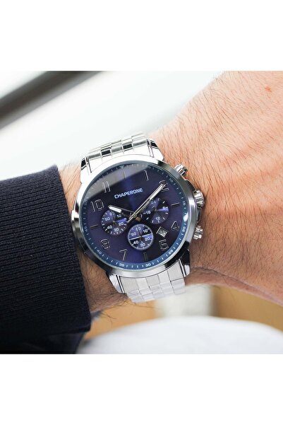 Chaperone CH002542 Çelik Kordonlu Erkek Kol Saati