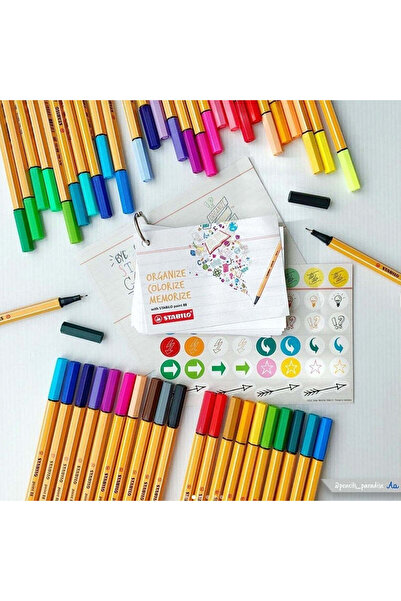 Stabilo Fineliner point 88, set of 25 colors