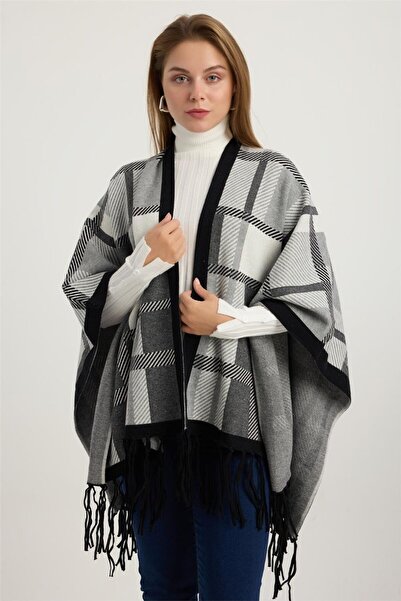 HomeStore Ekose Saçaklı Panço