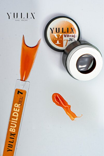 YULİX Gel Vitraj Turuncu Renk – 15 ml