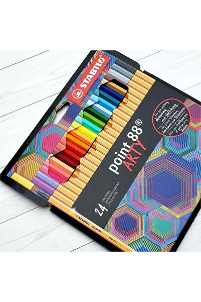 Stabilo Fineliner point 88, 24 colors / set, Arty, 20 + 4 neon