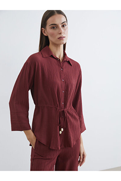 LC Waikiki Sparkling Choices Textured Women's Shirt from Shining Store