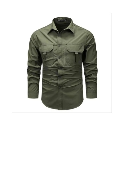 Cadde LİKRALI HARİKA TACTİCAL OUTDOOR GÖMLEK