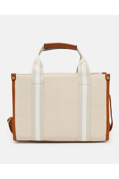 REDTAG حقيبة يومية نسائية من القماش باللون البيج