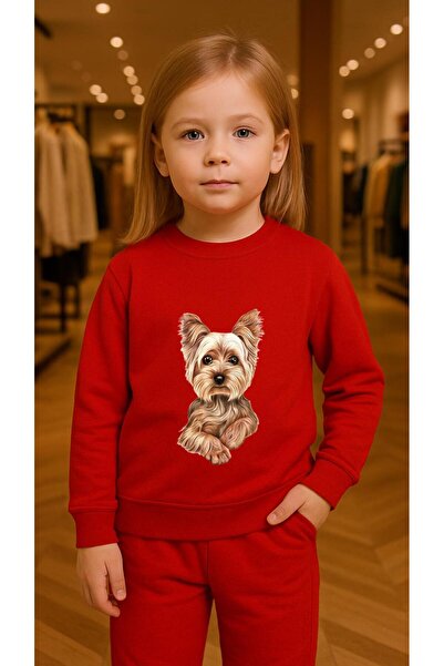 playwear Παιδικό Φούτερ Σετ με Στάμπα TÜGLÜ για Κορίτσια και Αγόρια, Λαιμόκοψ...