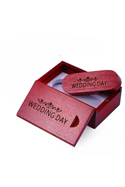 OEM USB Stick 64 GB with Rosewood Gift Box – For Wedding