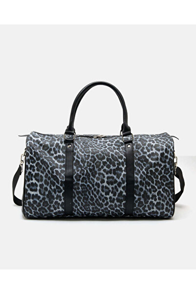 REDTAG Grey Plain Duffle Bag