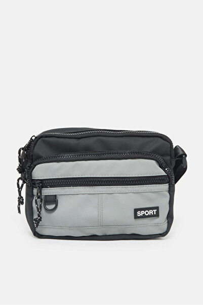 REDTAG Men Black Black Cross Body Bag