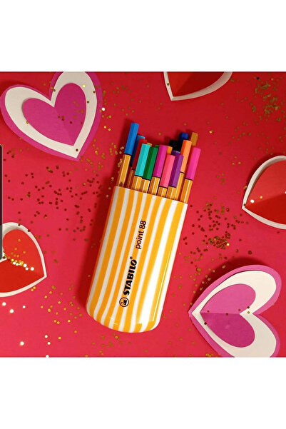 Stabilo point 88 fineliner, 20 colors set – zebra, pastel colors