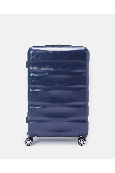 REDTAG عربة أمتعة زرقاء مزخرفة (24 بوصة)