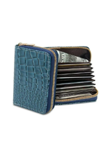 TChic Crocodile Patterned Multi-Compartment Card Holder