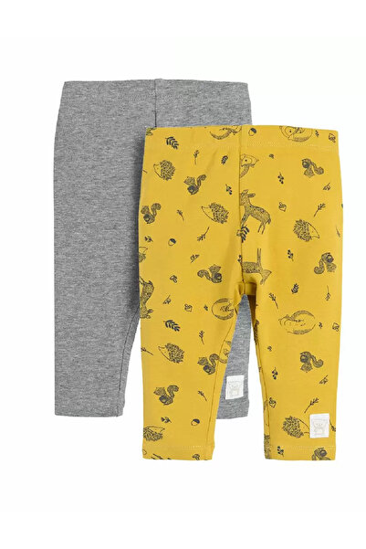 Evendi Tights set, Grey/yellow