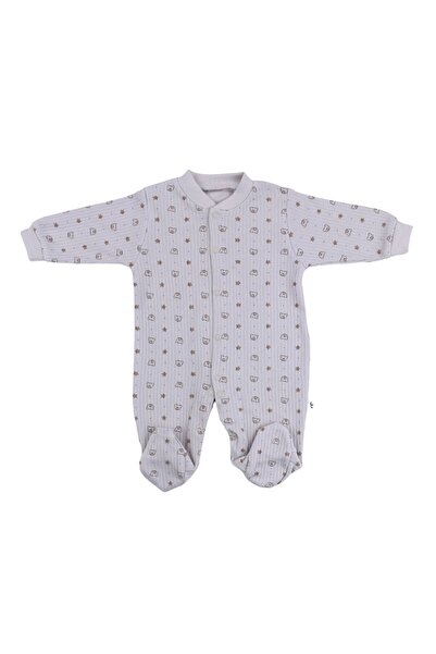 Sebi Bebe Yıldız Teddy Bear Baby Romper 9540