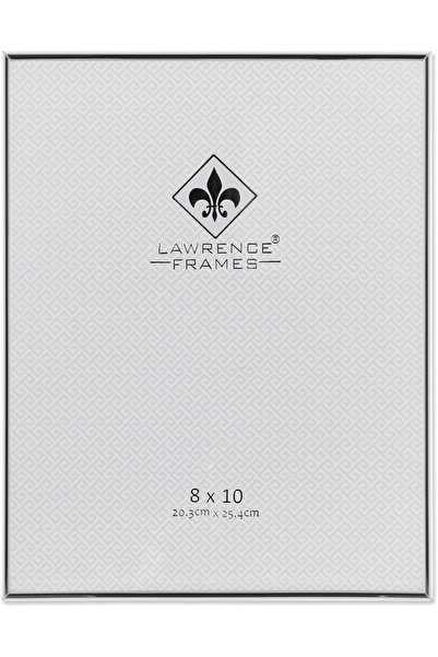 Lawrence Frames إطار صورة معدني بسيط، فضي، 8 × 10 بوصة