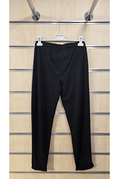 trendbysena Women's Pants Steel Knitted Elastic Waistband