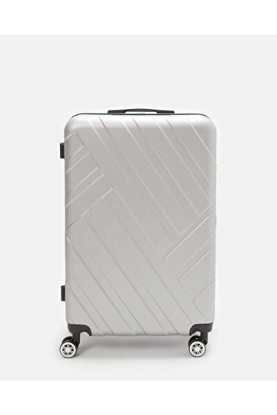 REDTAG حقيبة سفر رمادية منقوشة مقاس 24 بوصة