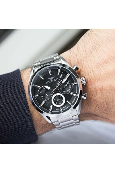 FERRO Fm11758A2 Men's Steel Band Wristwatch