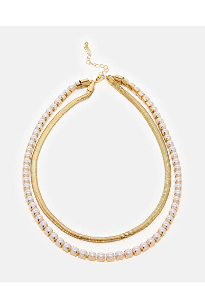 REDTAG Women Gold Embellished Necklace