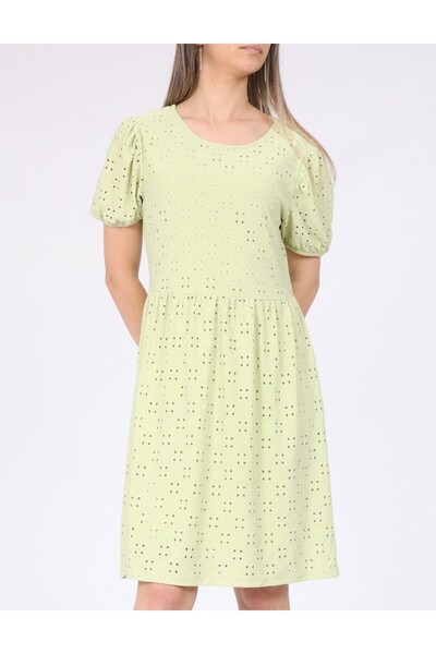 PIECES Short dress, Green