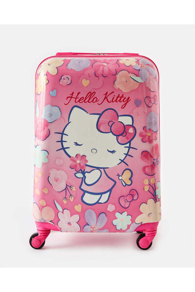 REDTAG حقيبة عربة للأطفال مطبوع هالو كيتي باللون الوردي (18 بوصة)