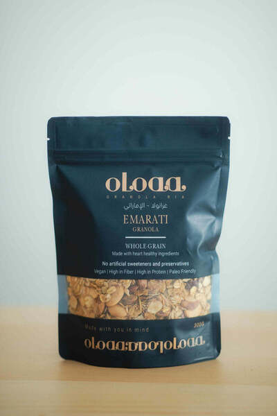 OLOAA Emirati Granola Bag 300 Gram, GLUTEN FREE