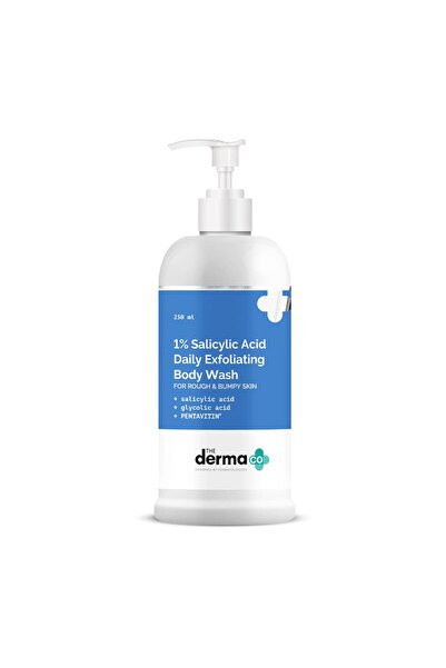 The Derma Co غسول الجسم المقشر اليومي بحمض الساليسيليك 1% 250 مل