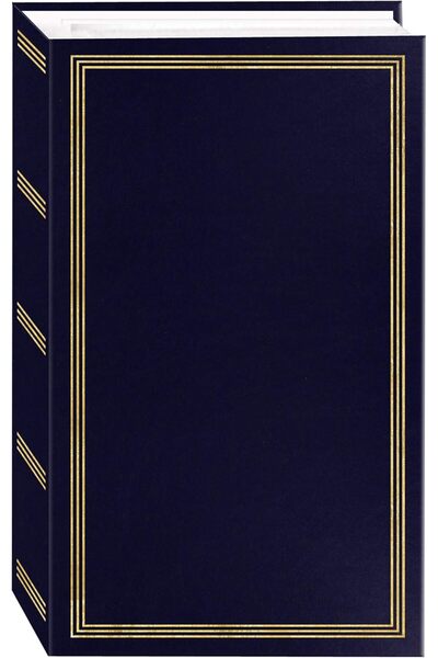 Pioneer Photo Albums Photo Album, 504 Pockets 4"X6", Navy Blue, STC-504