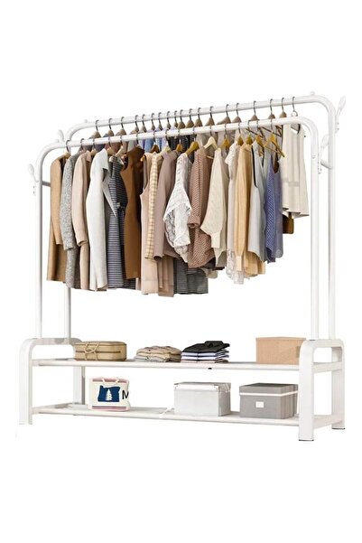 OEM Double Multifunctional Clothes Rack, 48 kg Capacity, Modern Design