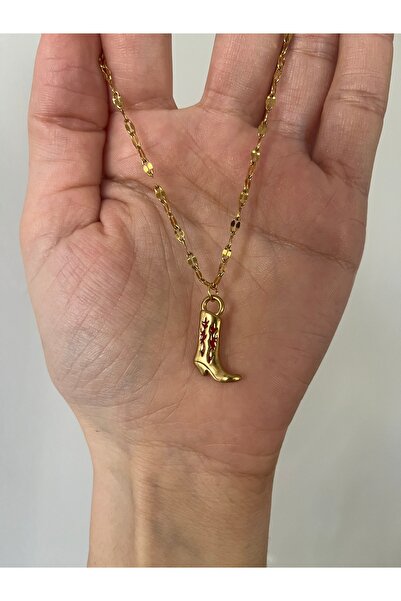 Hoop jewelery Steel Cowboy Boot 50-cm