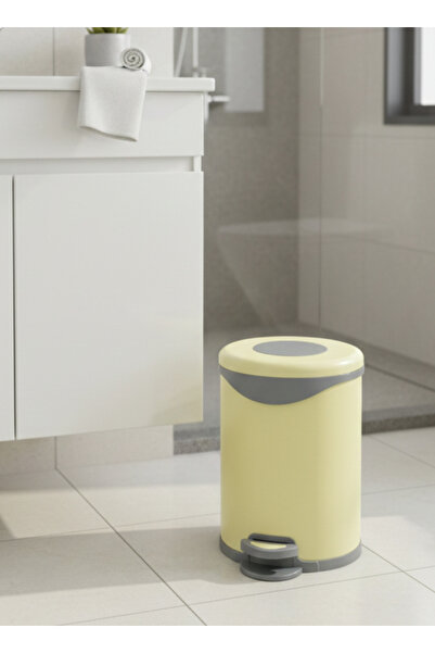 SUPPLIER Plastic Pedal Trash Bin | Durable Waste Bin with Soft-Close Lid, Foot Pedal & Odor Control Design