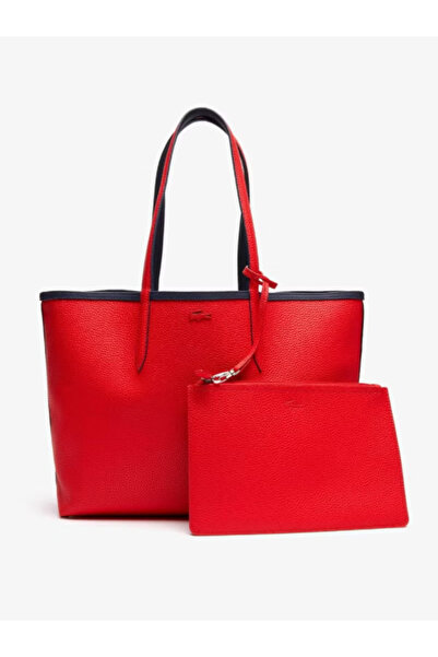 Generic Women's Double-Sided Double-Color Large Capacity Handbag - Shoulder Bag(Black and Red)