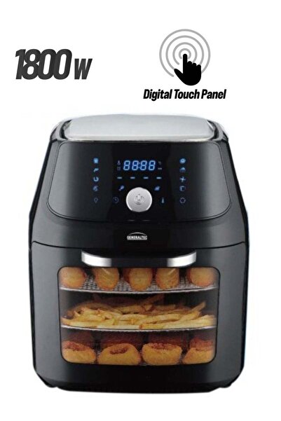 GENERALTEC فرن قلاية هوائية جامبو GKA20AF – سعة 16 لترًا، شاشة LED تعمل باللم...