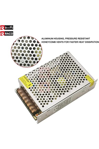 Raco Multipurpose AC to DC Switching Power Supply Driver (24V, 120W 5A)