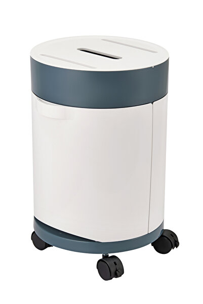 Lawazim Classified Dustbin - Dual Compartment Bin with Wheels and Tissue Holder