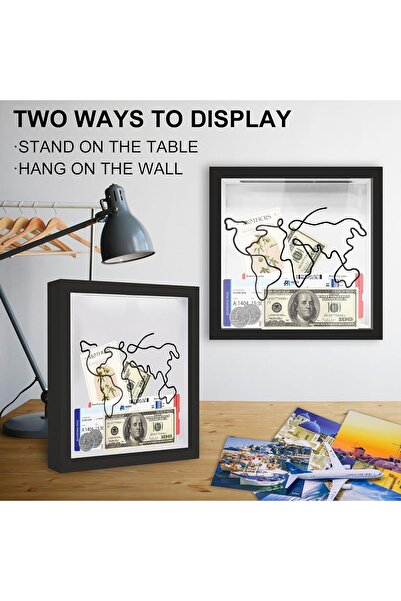 KOWVOWZ Adventure Archive Box, Travel Shadow Box (12x12 in)