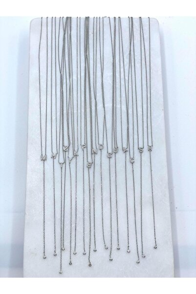 Seda Bijuteri Altın Kaplama Minimal Y Model Harf Kolye Gümüş