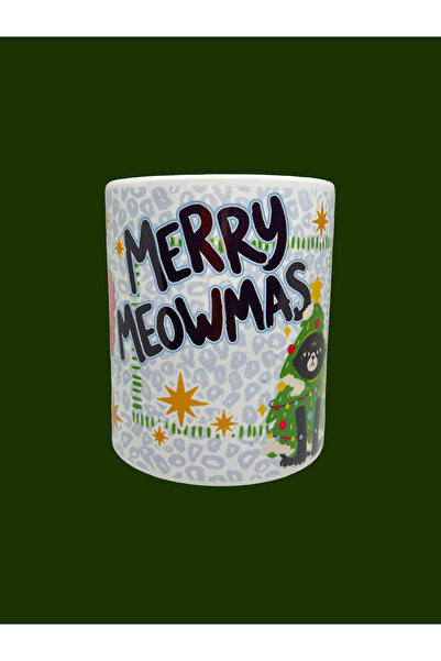 Magique Mug Merry Meowmas Kupa Bardak