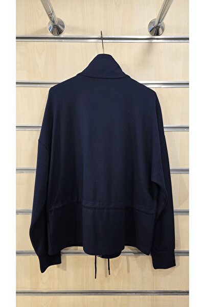 trendbysena Women's Modal Sweatshirt with Zipper Mock Neck