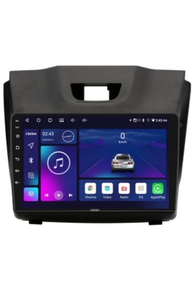 Clarion Dedicated Navigation for Isuzu D‑Max (2012-2020) - 9 inch, 2GB RAM, 32GB, Quad‑Core