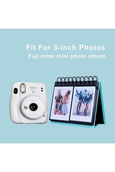 Defsedar 68 Pockets Mini Photo Album for Instax & Polaroid (13.8 x 12.5 cm)