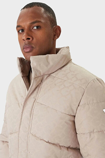 Guess Chain Men's Beige Coat M5Bl2Mw2232-F1Lm