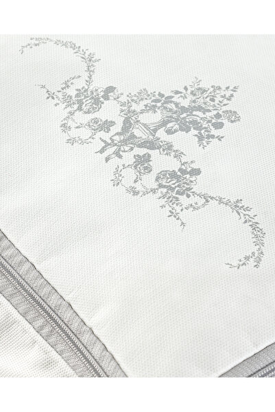 Madame Coco Flower pattern printed bag - white