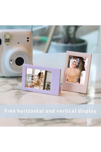 JOYZZZ Mini Photo Frames 7 PCS 2x3 Inch Colorful Polaroid Picture Frames