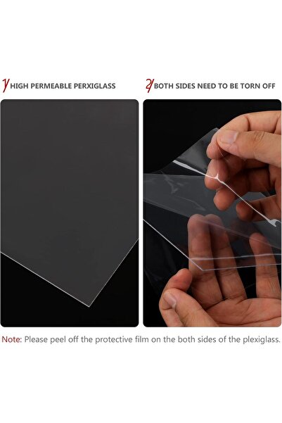 Joyberg 2 Pack 5x7 Black Plastic Picture Frames with Clear Plexiglass