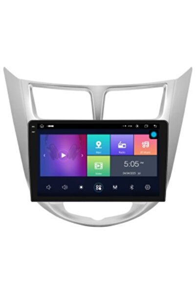 Piloton Navigation for Hyundai Accent (2011-2016) 2K, 4GB RAM, 64GB, Octa-Core