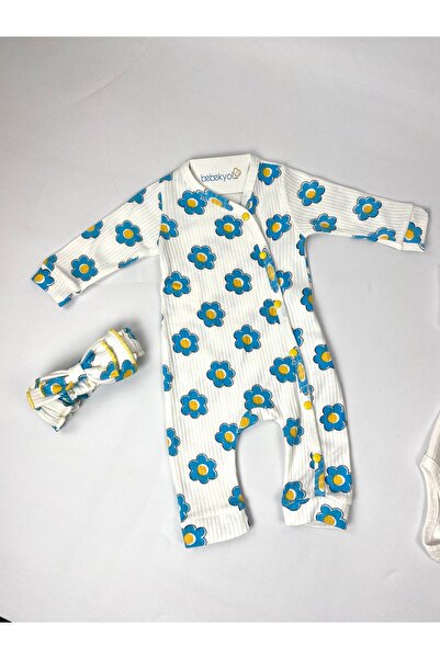 bebekyol Daisy Patterned 2-Piece Baby Set